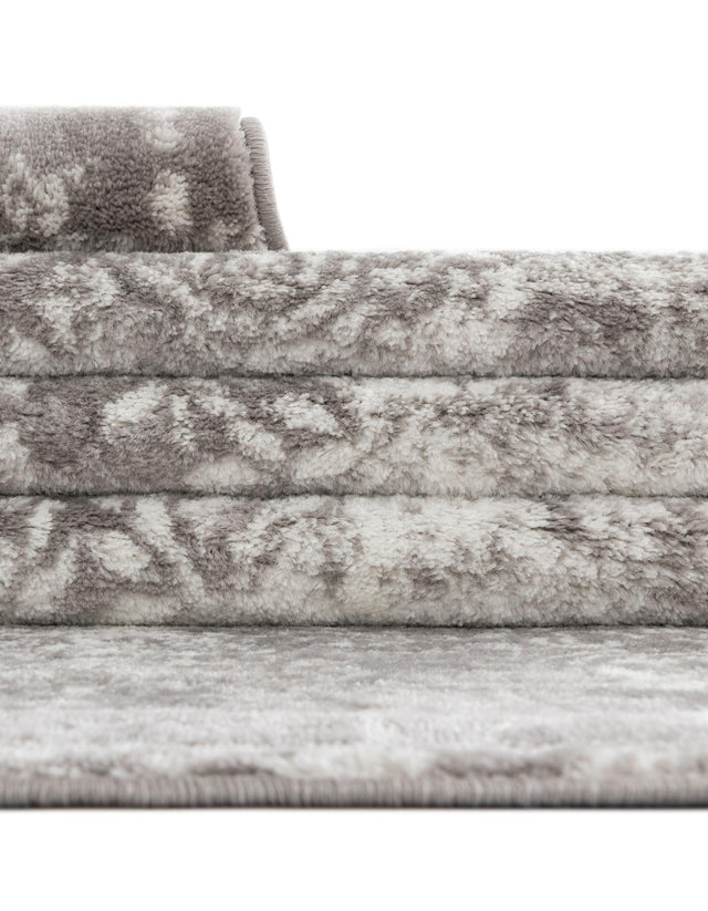 Light Gray 6' 1 x 6' 1 Sofia Round Area Rug Durable Easy Clean Stain Resistant Unique Carpet for Affordable Interior Home Design for Sale at Rug Engine