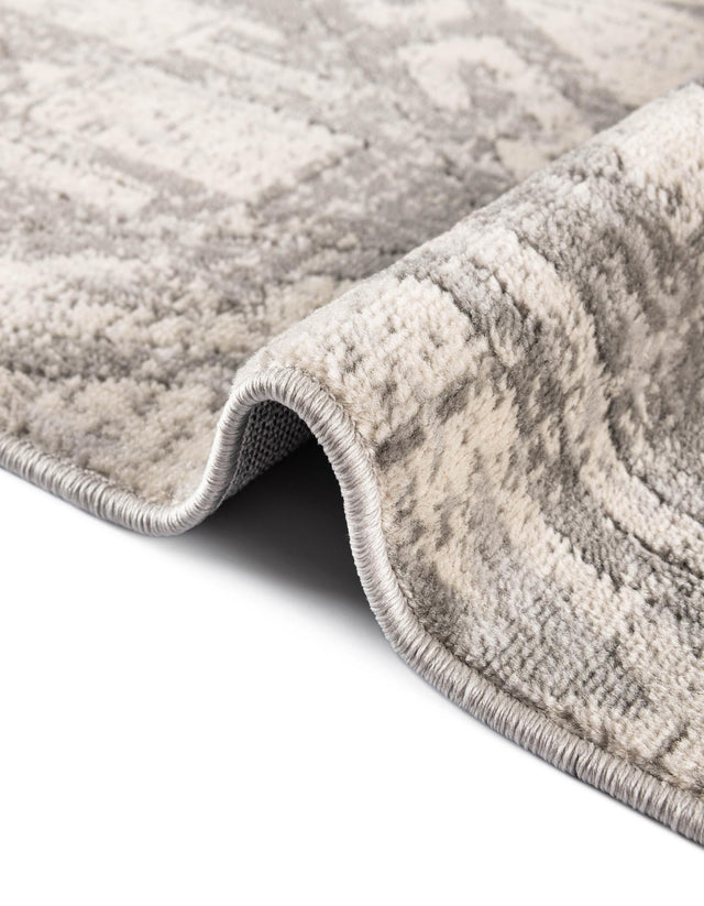 Gray 7' 10 x 11' Portland Rectangle Area Rug 85% Polypropylene & 15% Polyester Vintage Distressed Traditional Carpet for Home Decor for Sale at Rug Engine