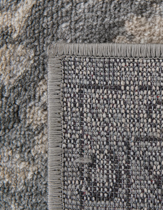 Gray 4' 1 x 4' 1 Portland Square Area Rug 85% Polypropylene & 15% Polyester Vintage Distressed Traditional Carpet for Home Decor for Sale at Rug Engine