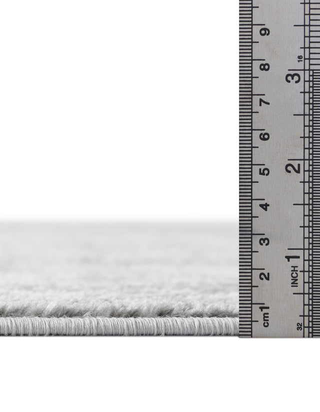 Gray 4' 1 x 4' 1 Portland Round Area Rug 85% Polypropylene & 15% Polyester Vintage Distressed Traditional Carpet for Home Decor for Sale at Rug Engine