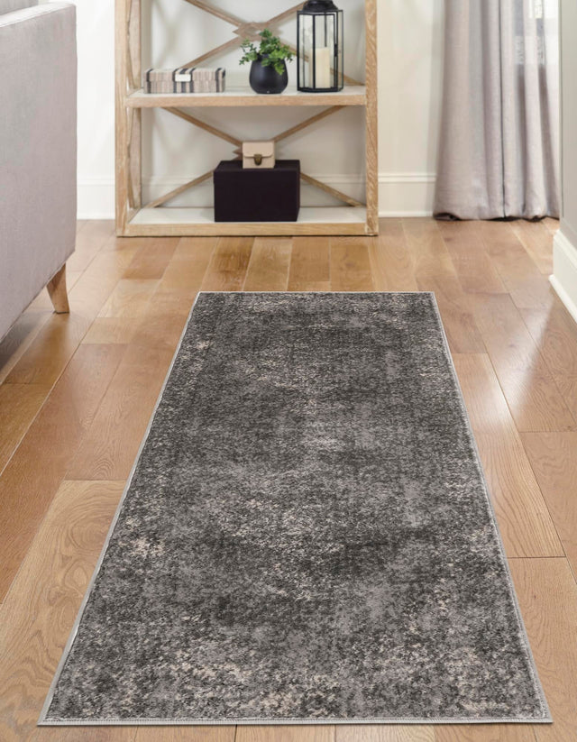 Gray 2' 7 x 13' 1 Portland Runner Area Rug 85% Polypropylene & 15% Polyester Vintage Distressed Traditional Carpet for Home Decor for Sale at Rug Engine