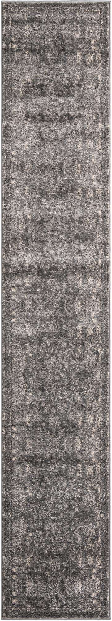 Gray 2' 2 x 12' Portland Runner Area Rug 85% Polypropylene & 15% Polyester Vintage Distressed Traditional Carpet for Home Decor for Sale at Rug Engine