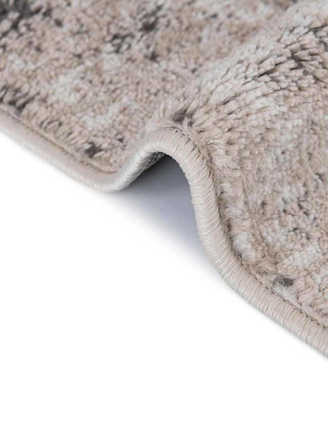 Beige 6' 1 x 6' 1 Portland Round Area Rug 85% Polypropylene & 15% Polyester Vintage Distressed Traditional Carpet for Home Decor for Sale at Rug Engine