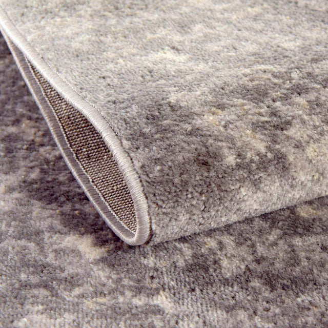 Gray 7' 10 x 11' Portland Rectangle Area Rug 85% Polypropylene & 15% Polyester Vintage Distressed Traditional Carpet for Home Decor for Sale at Rug Engine