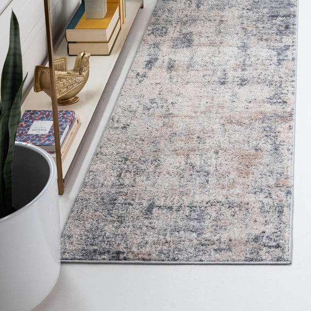 Cream 2' 2 x 6' 1 Caspian Runner Area Rug 60% Polypropylene & 40% Polyester With Cotton Backing Modern Chic Carpet for Home Interior Design Decorating for Sale at Rug Engine