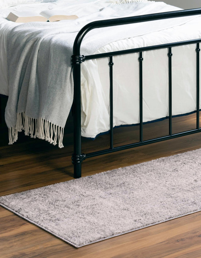 Gray 2' 7 x 10' Caspian Runner Area Rug 60% Polypropylene & 40% Polyester With Cotton Backing Modern Chic Carpet for Home Interior Design Decorating for Sale at Rug Engine