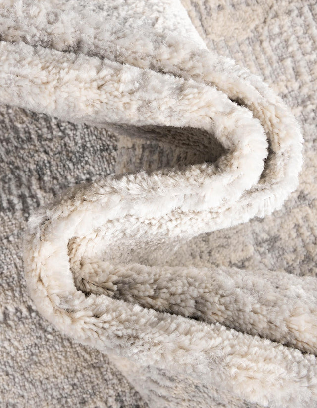 Bone 4' 1 x 6' 1 Caspian Rectangle Area Rug 60% Polypropylene & 40% Polyester With Cotton Backing Modern Chic Carpet for Home Interior Design Decorating for Sale at Rug Engine