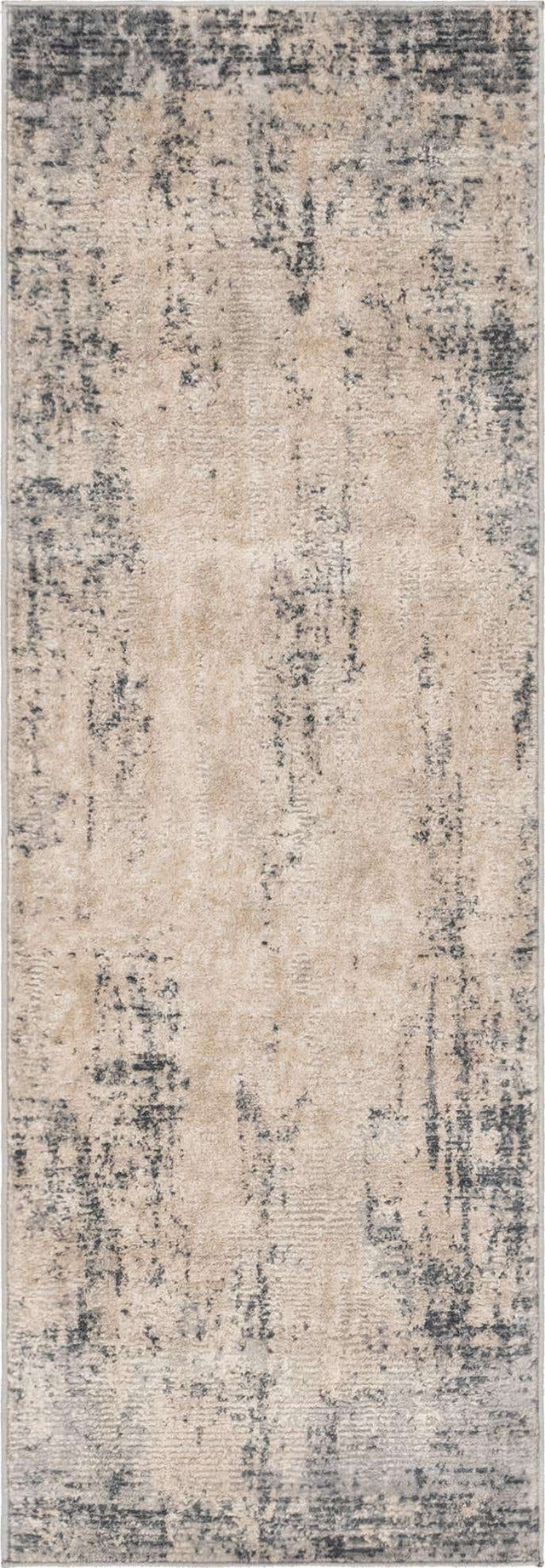 Bone 2' 2 x 6' 1 Caspian Runner Area Rug 60% Polypropylene & 40% Polyester With Cotton Backing Modern Chic Carpet for Home Interior Design Decorating for Sale at Rug Engine