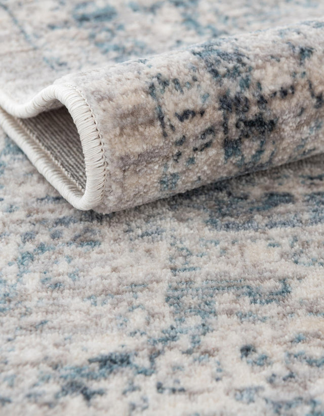 Ivory 2' 7 x 10' Noble Runner Area Rug 100% Polyester Traditional Distressed Classic Contemporary Carpet for Home Decor for Sale at Rug Engine