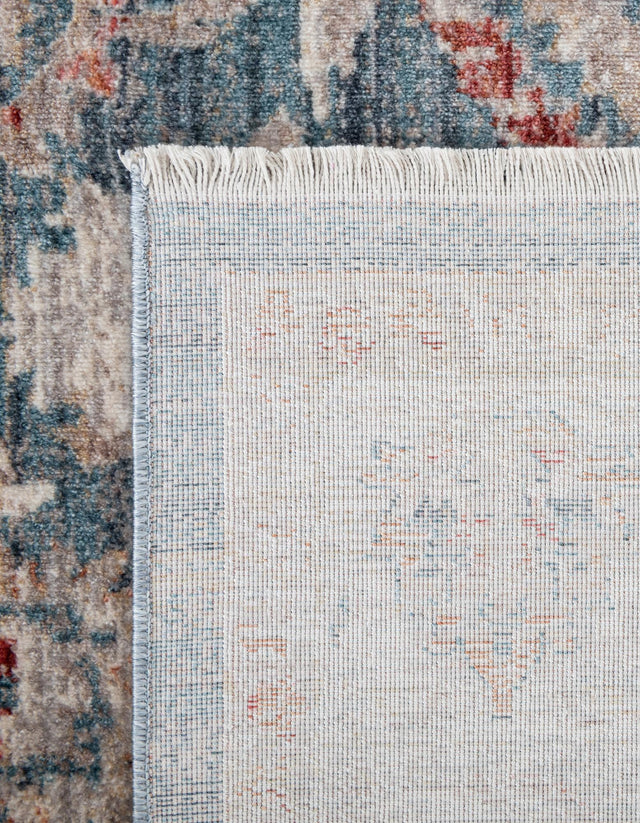 Blue 10' x 13' 5 Noble Rectangle Area Rug 100% Polyester Traditional Distressed Classic Contemporary Carpet for Home Decor for Sale at Rug Engine
