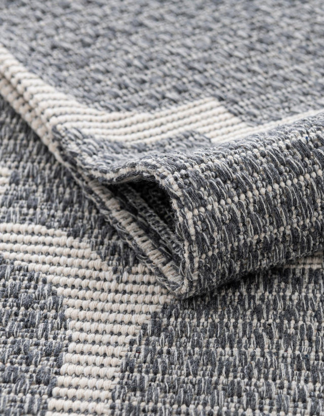 Dark Gray 2' 2 x 3' Decatur Rectangle Area Rug 100% Cotton All Natural Sustainable Eco-Friendly Carpet for Dining Living Office Dorm Rooms for Sale at Rug Engine