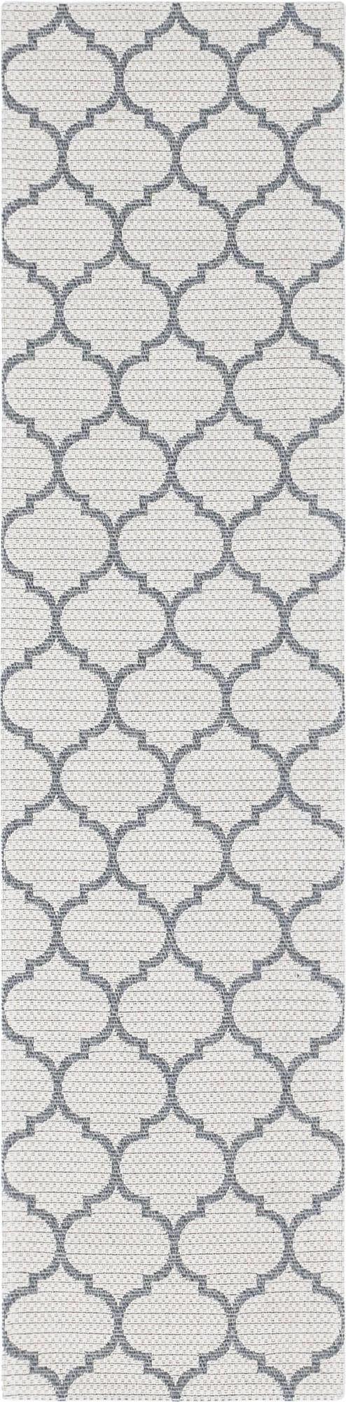 Ivory 2' x 7' 10 Decatur Runner Area Rug 100% Cotton All Natural Sustainable Eco-Friendly Carpet for Dining Living Office Dorm Rooms for Sale at Rug Engine