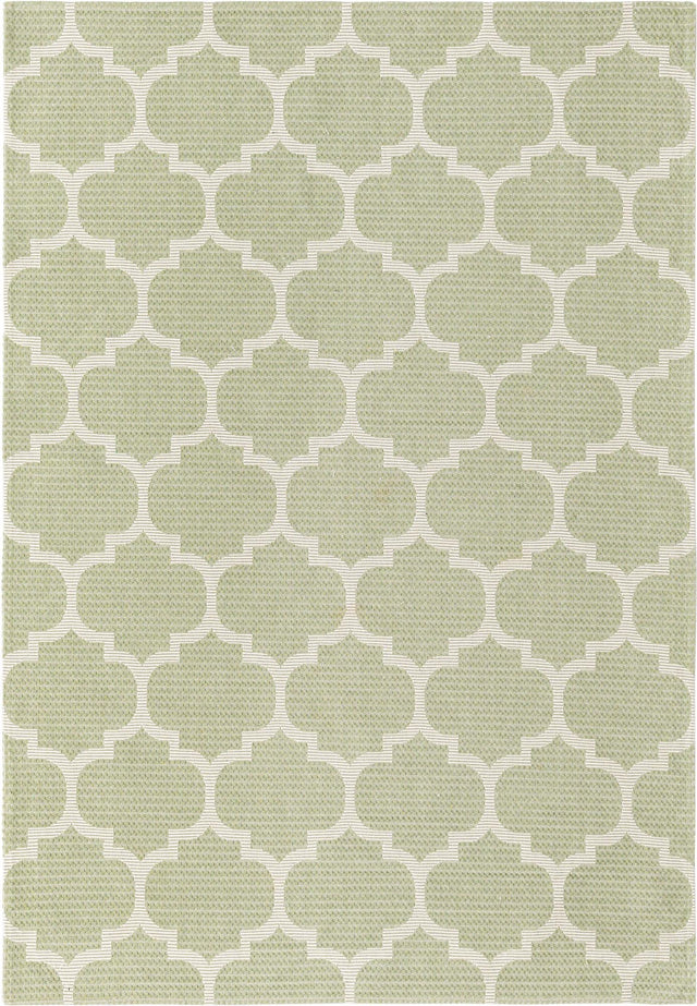 Green 5' x 7' 2 Decatur Rectangle Area Rug 100% Cotton All Natural Sustainable Eco-Friendly Carpet for Dining Living Office Dorm Rooms for Sale at Rug Engine