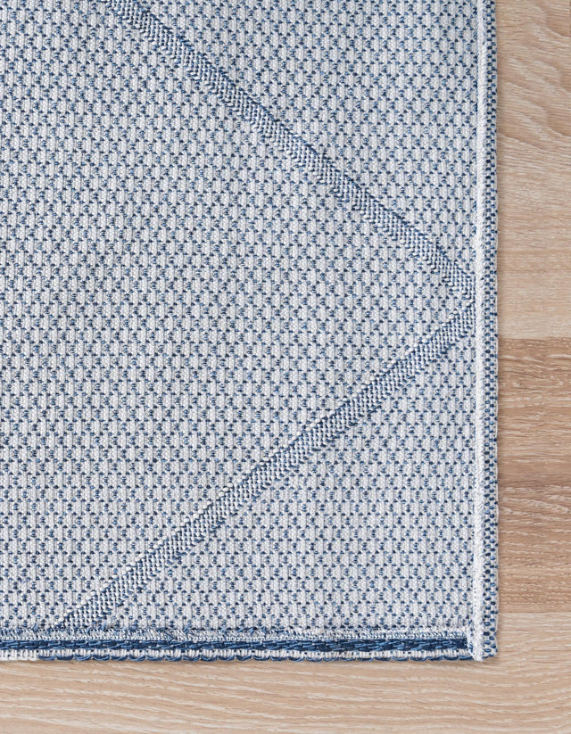 Navy Blue 2' x 7' 10 Decatur Runner Area Rug 100% Cotton All Natural Sustainable Eco-Friendly Carpet for Dining Living Office Dorm Rooms for Sale at Rug Engine