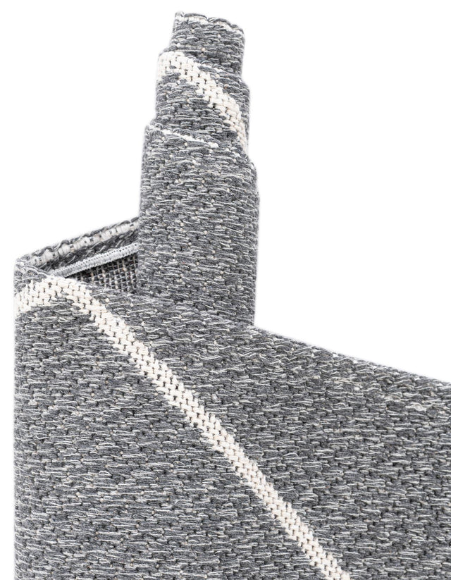 Dark Gray 7' 5 x 10' Decatur Rectangle Area Rug 100% Cotton All Natural Sustainable Eco-Friendly Carpet for Dining Living Office Dorm Rooms for Sale at Rug Engine