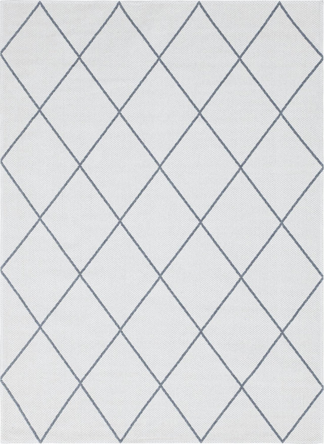 Ivory 7' 5 x 10' Decatur Rectangle Area Rug 100% Cotton All Natural Sustainable Eco-Friendly Carpet for Dining Living Office Dorm Rooms for Sale at Rug Engine