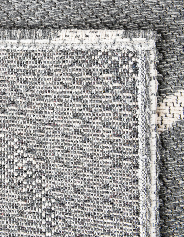 Dark Gray 7' 5 x 10' Decatur Rectangle Area Rug 100% Cotton All Natural Sustainable Eco-Friendly Carpet for Dining Living Office Dorm Rooms for Sale at Rug Engine