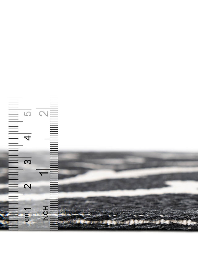 Black 8' 5 x 11' 4 Decatur Rectangle Area Rug 100% Cotton All Natural Sustainable Eco-Friendly Carpet for Dining Living Office Dorm Rooms for Sale at Rug Engine