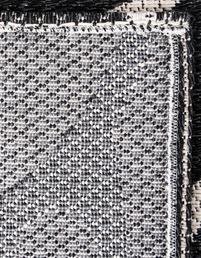 Black 4' 2 x 6' Decatur Rectangle Area Rug 100% Cotton All Natural Sustainable Eco-Friendly Carpet for Dining Living Office Dorm Rooms for Sale at Rug Engine