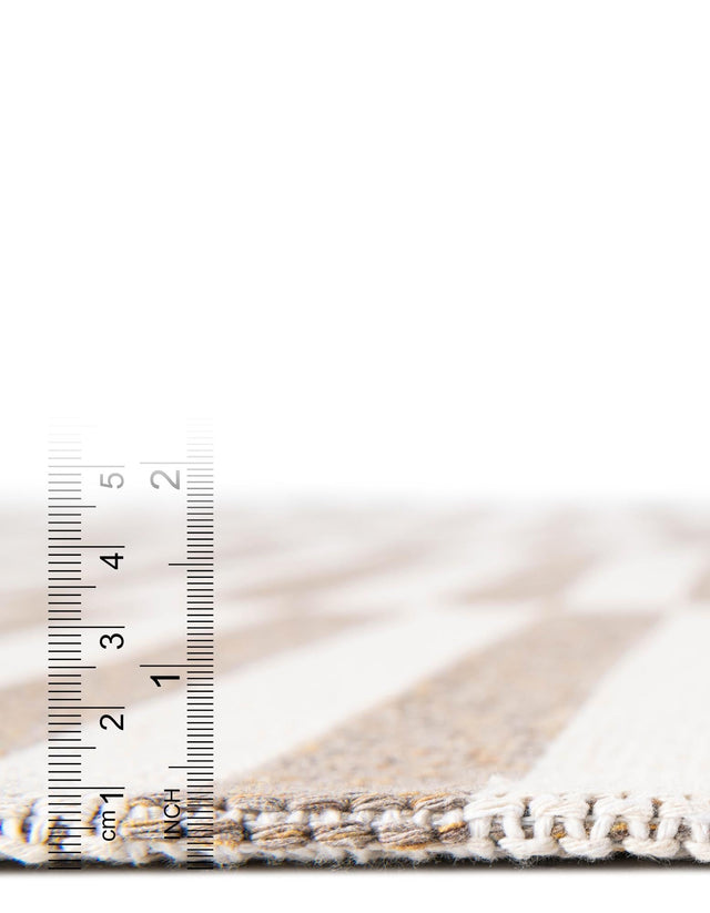 Taupe 4' 2 x 6' Decatur Rectangle Area Rug 100% Cotton All Natural Sustainable Eco-Friendly Carpet for Dining Living Office Dorm Rooms for Sale at Rug Engine