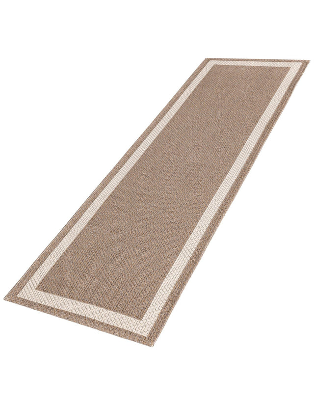 Taupe 2' x 6' Decatur Runner Area Rug 100% Cotton All Natural Sustainable Eco-Friendly Carpet for Dining Living Office Dorm Rooms for Sale at Rug Engine