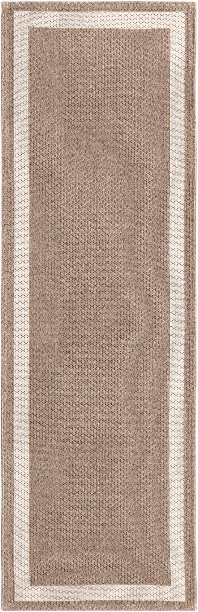 Taupe 2' x 6' Decatur Runner Area Rug 100% Cotton All Natural Sustainable Eco-Friendly Carpet for Dining Living Office Dorm Rooms for Sale at Rug Engine