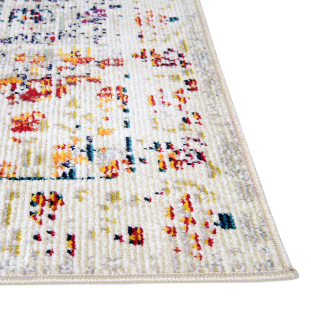 Beige 8' x 10' Charm Rectangle Area Rug 100% Polypropylene With Jute Backing Traditional Vintage Distressed Look Carpet for Living Rooms Dining Office Space for Sale at Rug Engine