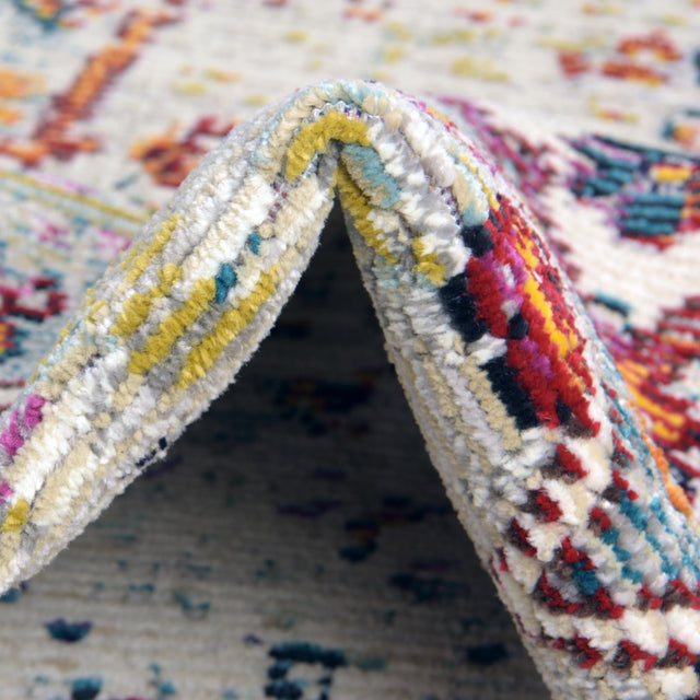 Beige 5' 1 x 8' Charm Rectangle Area Rug 100% Polypropylene With Jute Backing Traditional Vintage Distressed Look Carpet for Living Rooms Dining Office Space for Sale at Rug Engine