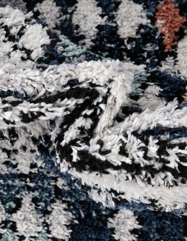 Multicolor 6' 1 x 9' Morocco Rectangle Area Rug 100% Polyester Traditional Classic Carpet for Moroccan Inspired Interior Design Home Decor for Sale at Rug Engine