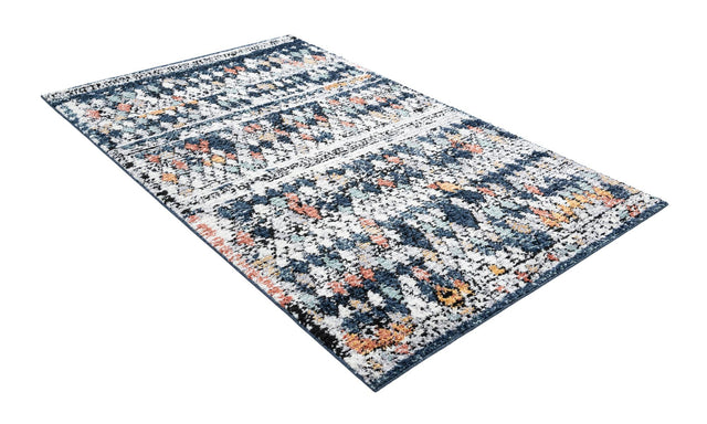 Multicolor 5' 1 x 8' Morocco Rectangle Area Rug 100% Polyester Traditional Classic Carpet for Moroccan Inspired Interior Design Home Decor for Sale at Rug Engine