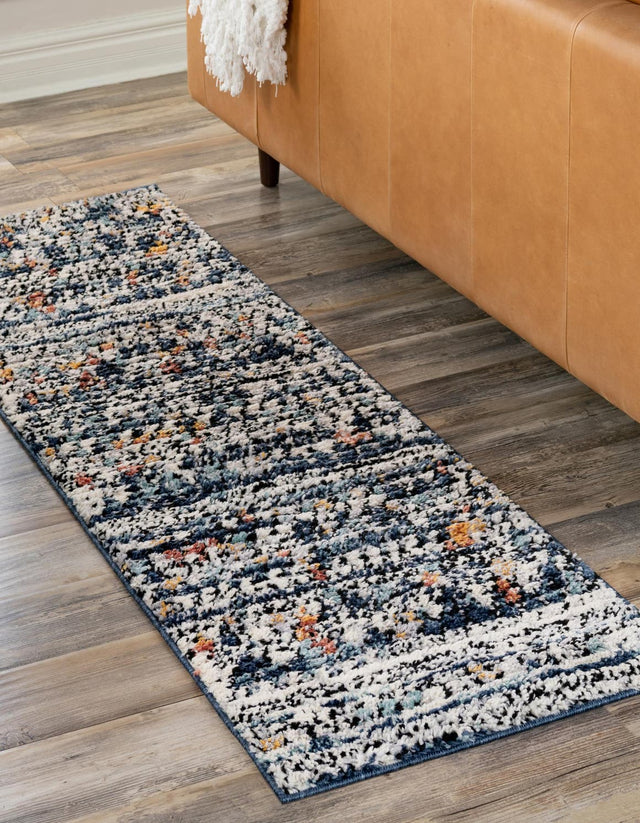 Multicolor 2' 7 x 12' Morocco Runner Area Rug 100% Polyester Traditional Classic Carpet for Moroccan Inspired Interior Design Home Decor for Sale at Rug Engine