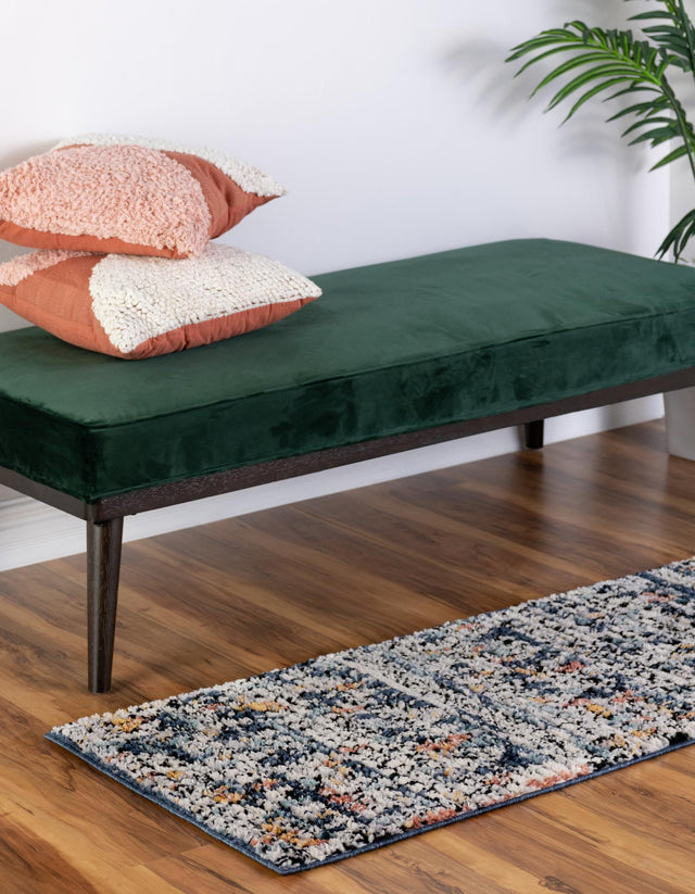 Multicolor 2' 2 x 6' 1 Morocco Runner Area Rug 100% Polyester Traditional Classic Carpet for Moroccan Inspired Interior Design Home Decor for Sale at Rug Engine