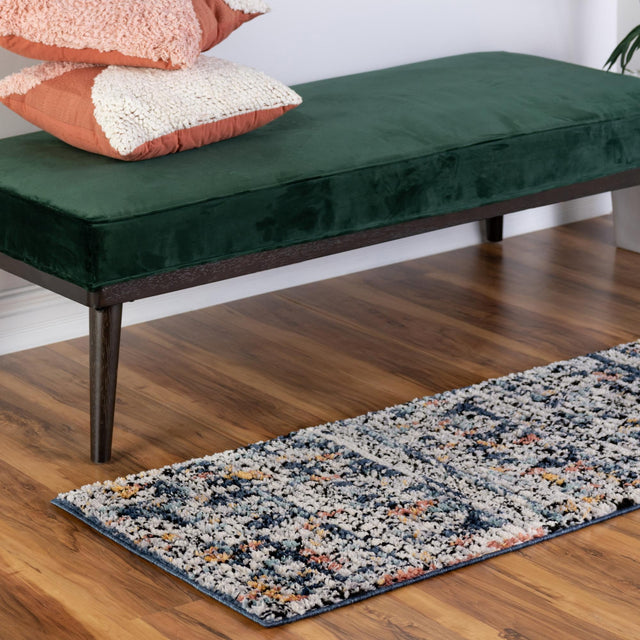Multicolor 2' x 8' Morocco Runner Area Rug 100% Polyester Traditional Classic Carpet for Moroccan Inspired Interior Design Home Decor for Sale at Rug Engine