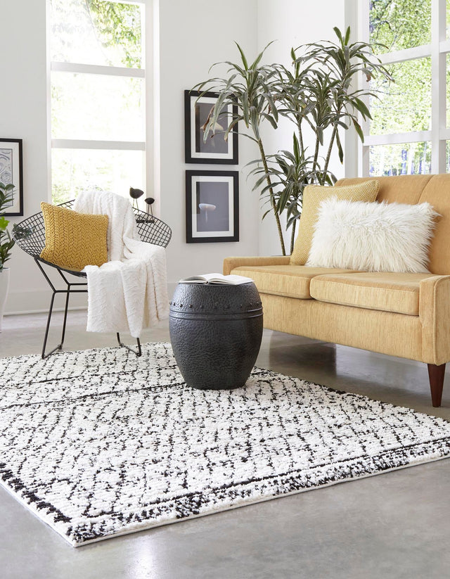 Ivory 2' 2 x 3' 1 Morocco Rectangle Area Rug 100% Polyester Traditional Classic Carpet for Moroccan Inspired Interior Design Home Decor for Sale at Rug Engine