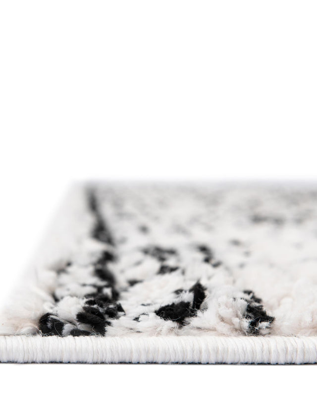 Ivory 8' x 10' Morocco Rectangle Area Rug 100% Polyester Traditional Classic Carpet for Moroccan Inspired Interior Design Home Decor for Sale at Rug Engine