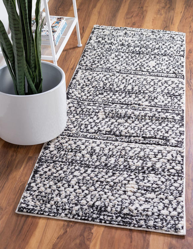 Ivory 2' 2 x 6' 1 Morocco Runner Area Rug 100% Polyester Traditional Classic Carpet for Moroccan Inspired Interior Design Home Decor for Sale at Rug Engine