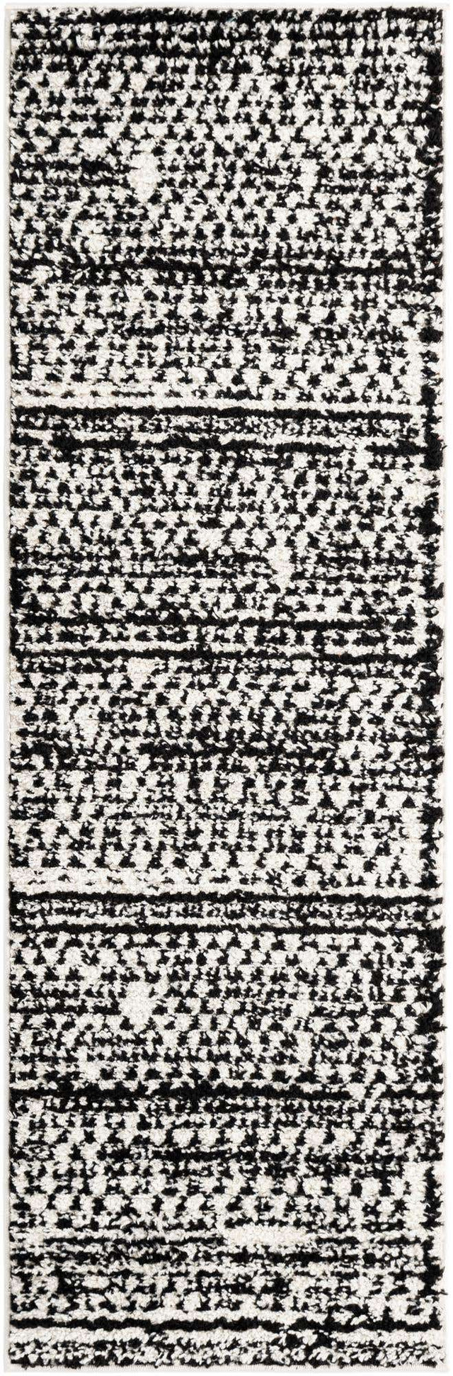 Ivory 2' 2 x 6' 1 Morocco Runner Area Rug 100% Polyester Traditional Classic Carpet for Moroccan Inspired Interior Design Home Decor for Sale at Rug Engine