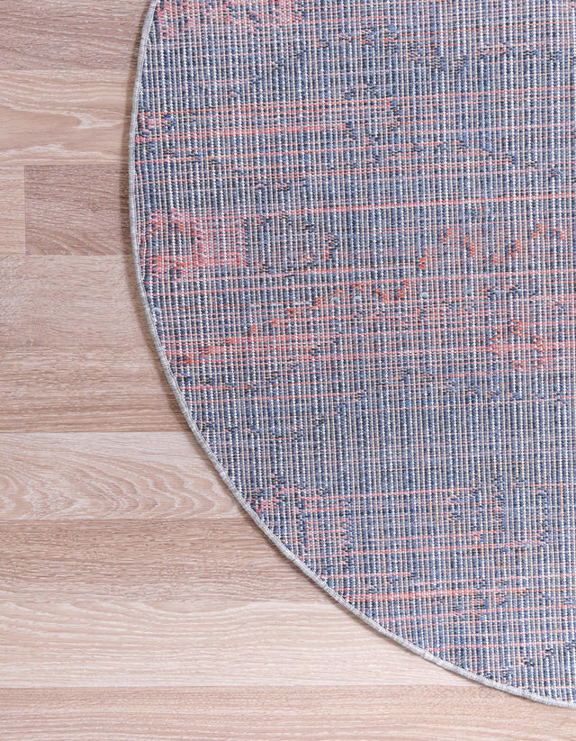 Multicolor 4' 1 x 4' 1 Morocco Round Area Rug 100% Polyester Traditional Classic Carpet for Moroccan Inspired Interior Design Home Decor for Sale at Rug Engine