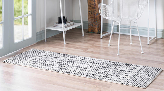 Ivory 3' x 10' Morocco Runner Area Rug 100% Polyester Traditional Classic Carpet for Moroccan Inspired Interior Design Home Decor for Sale at Rug Engine