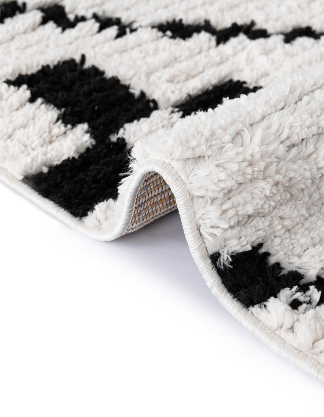 Ivory 2' 7 x 10' Morocco Runner Area Rug 100% Polyester Traditional Classic Carpet for Moroccan Inspired Interior Design Home Decor for Sale at Rug Engine