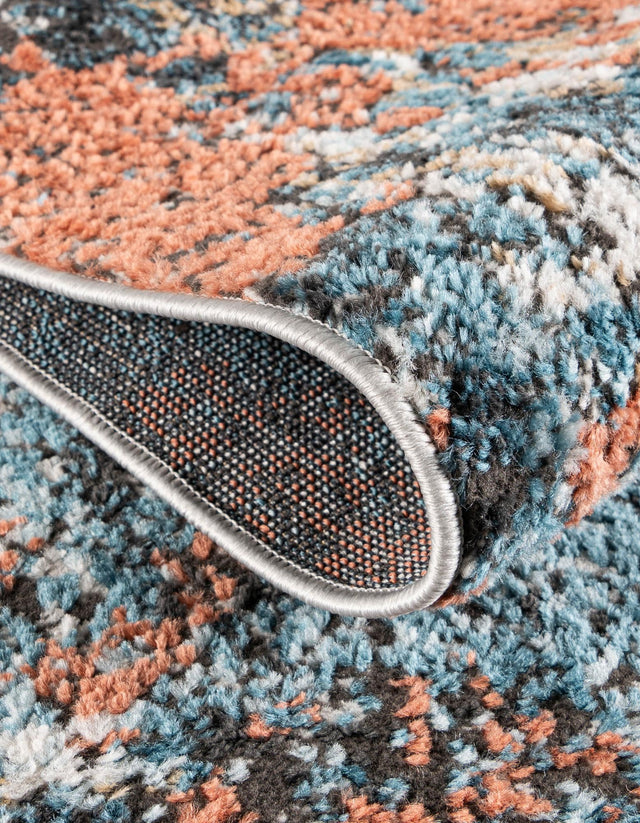 Multicolor 7' 1 x 10' Leipzig Rectangle Area Rug 75% Polypropylene & 25% Polyester Modern Contemporary Carpet for Kitchens, Bedroom, Living Room Home Decor for Sale at Rug Engine