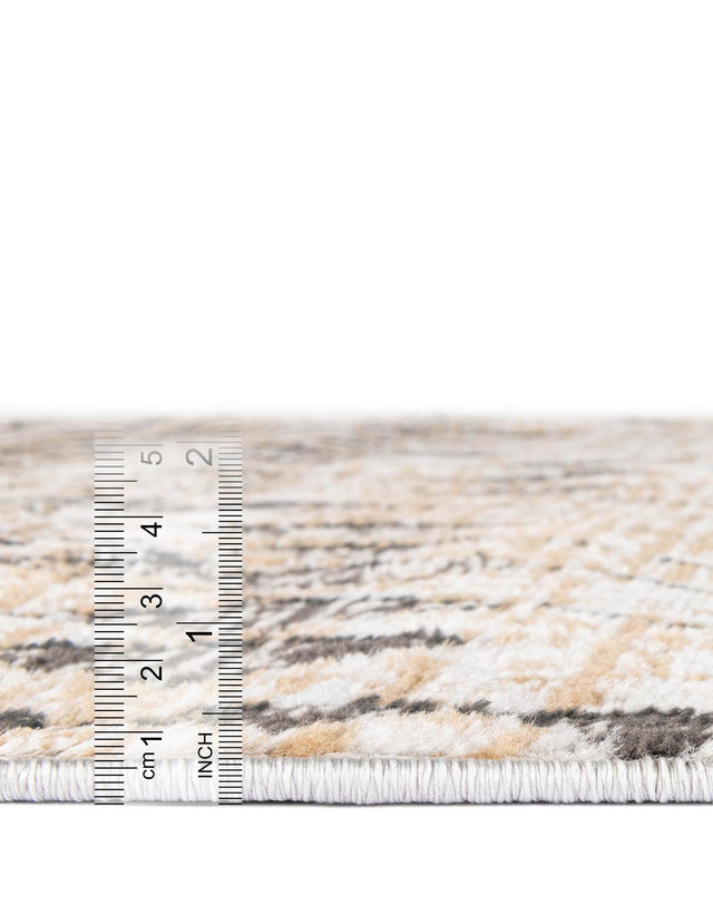 Beige 2' 2 x 3' 1 Leipzig Rectangle Area Rug 75% Polypropylene & 25% Polyester Modern Contemporary Carpet for Kitchens, Bedroom, Living Room Home Decor for Sale at Rug Engine