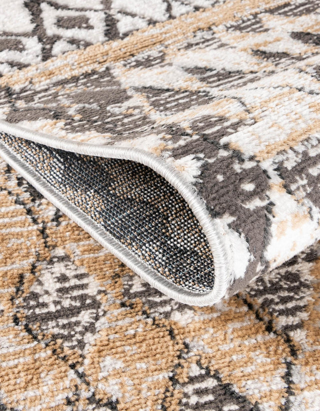 Beige 8' x 11' Leipzig Rectangle Area Rug 75% Polypropylene & 25% Polyester Modern Contemporary Carpet for Kitchens, Bedroom, Living Room Home Decor for Sale at Rug Engine