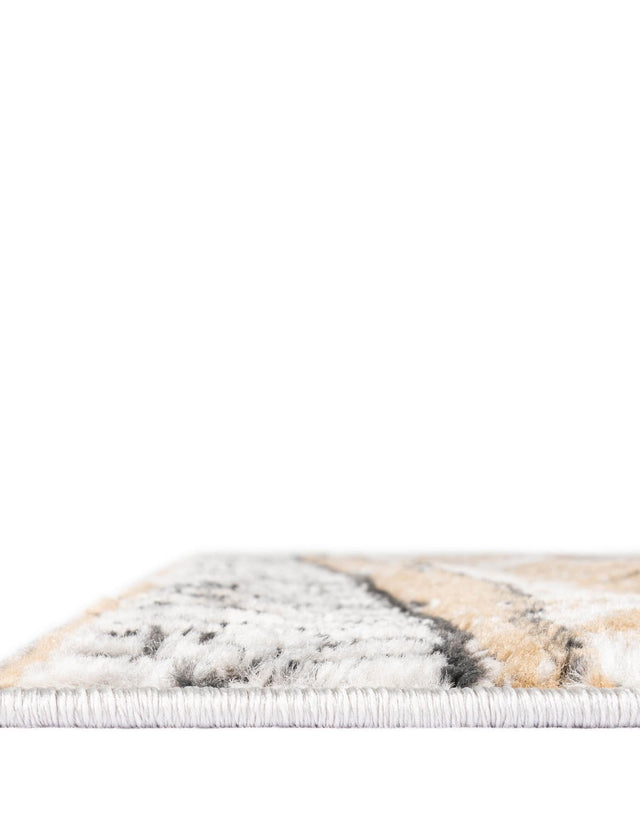 Beige 2' 2 x 6' 1 Leipzig Runner Area Rug 75% Polypropylene & 25% Polyester Modern Contemporary Carpet for Kitchens, Bedroom, Living Room Home Decor for Sale at Rug Engine