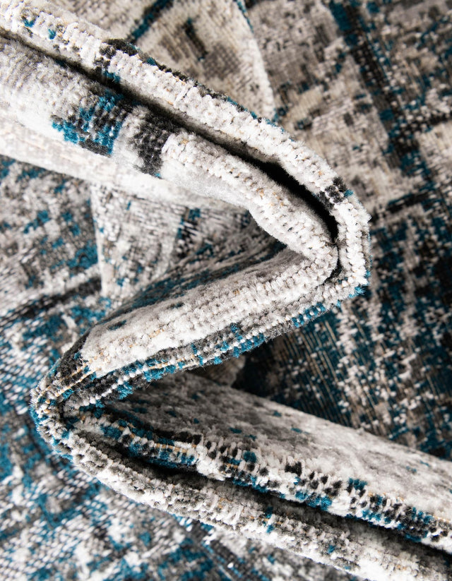 Gray Blue 5' 3 x 8' Valencia Rectangle Area Rug Modern Abstract Durable Carpet for Living Room, Dining, Office, Bedrooms, Dorm Rooms for Sale at Rug Engine