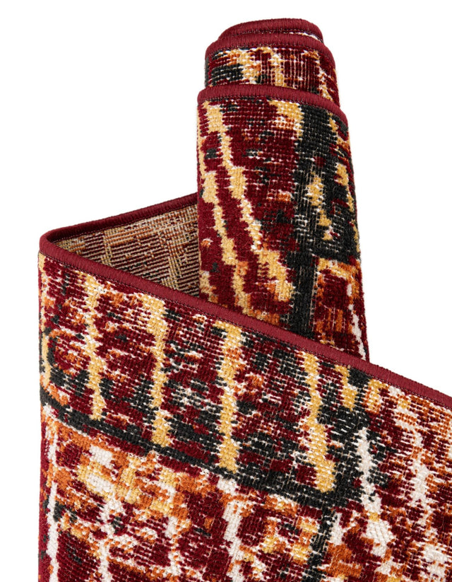 Rust Red 5' 3 x 8' Valencia Rectangle Area Rug Modern Abstract Durable Carpet for Living Room, Dining, Office, Bedrooms, Dorm Rooms for Sale at Rug Engine