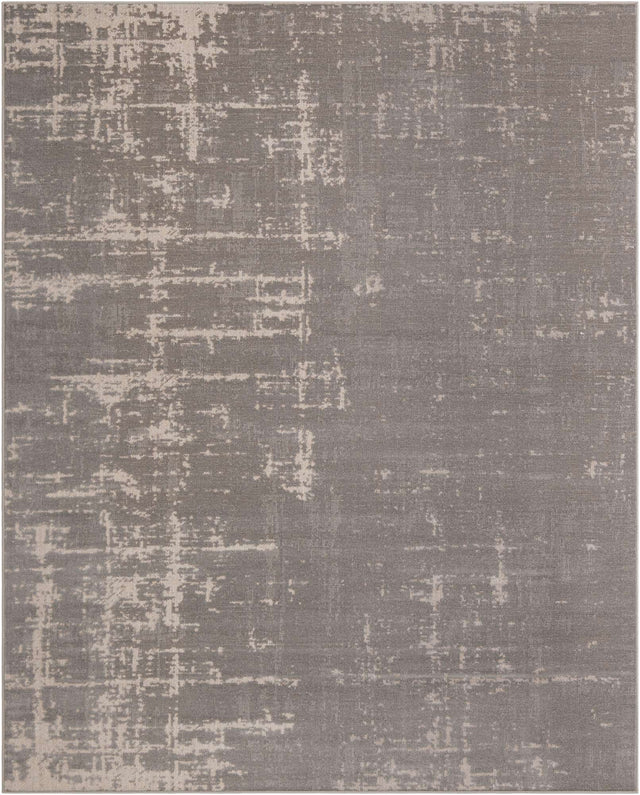 Gray 7' 10 x 10' Valencia Rectangle Area Rug Modern Abstract Durable Carpet for Living Room, Dining, Office, Bedrooms, Dorm Rooms for Sale at Rug Engine