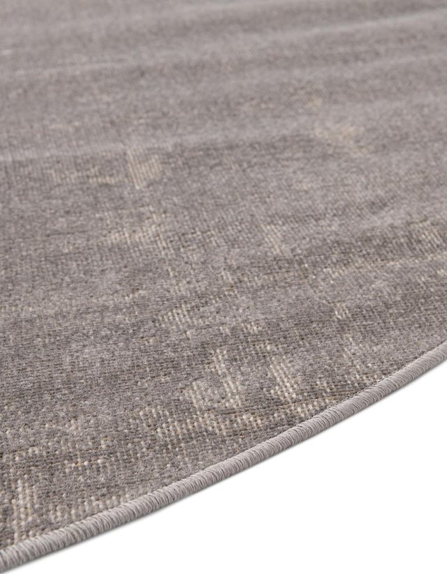 Gray 5' 3 x 5' 3 Valencia Round Area Rug Modern Abstract Durable Carpet for Living Room, Dining, Office, Bedrooms, Dorm Rooms for Sale at Rug Engine