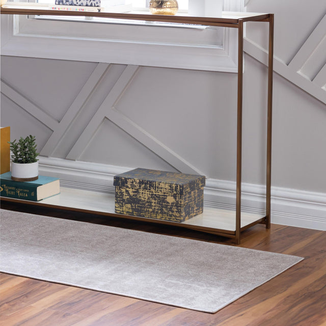 Ivory 2' x 6' 1 Valencia Runner Area Rug Modern Abstract Durable Carpet for Living Room, Dining, Office, Bedrooms, Dorm Rooms for Sale at Rug Engine