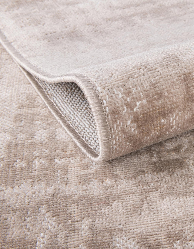 Ivory 2' 7 x 10' Valencia Runner Area Rug Modern Abstract Durable Carpet for Living Room, Dining, Office, Bedrooms, Dorm Rooms for Sale at Rug Engine